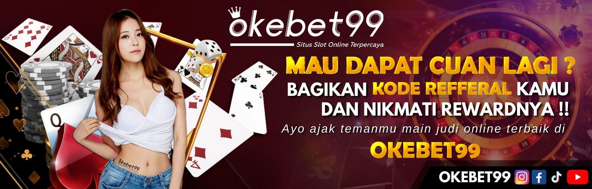 OKEBET99 - Bonus Referral Unlimited