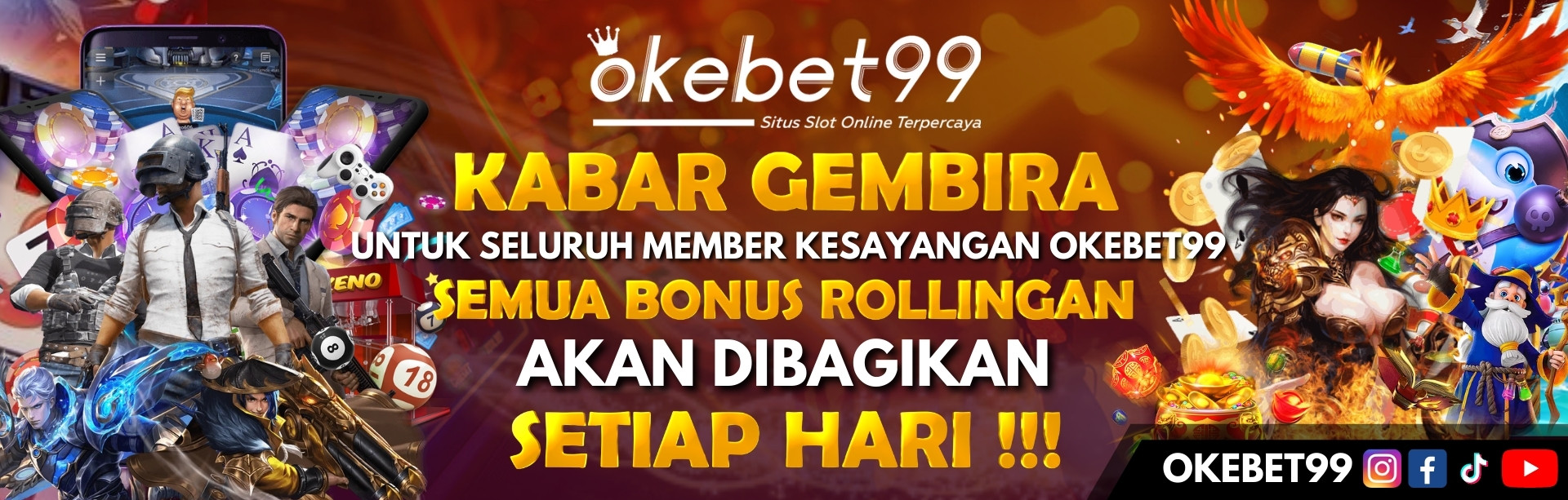 OKEBET99 - Bonus Rollingan Setiap Hari